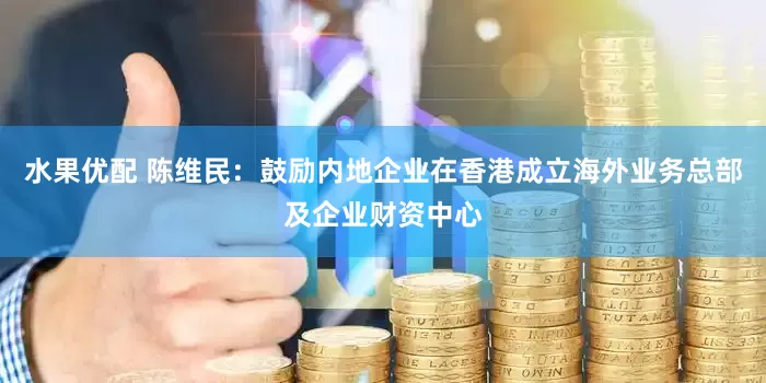 水果优配 陈维民：鼓励内地企业在香港成立海外业务总部及企业财资中心